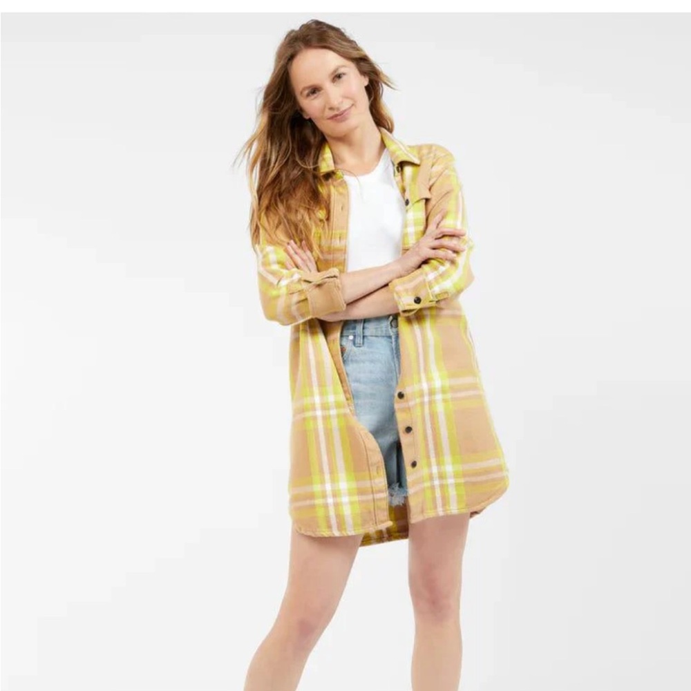 Outerknown Blanket Shirt Dress / Tunic - Sandy Cabin Plaid